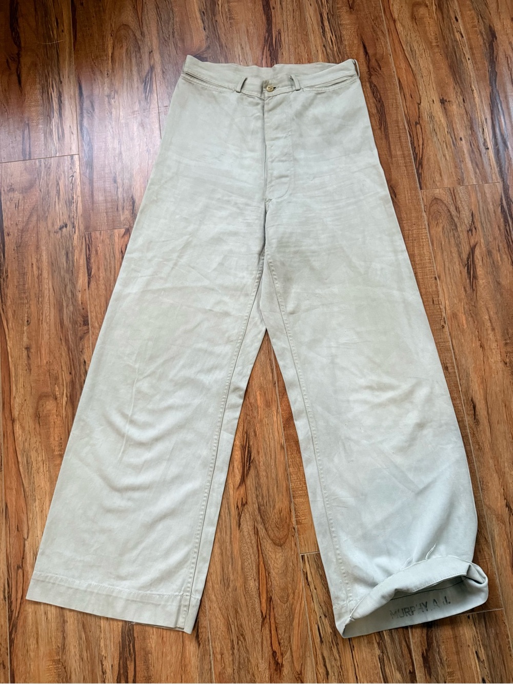 Vintage USN sailor pants from the 40s